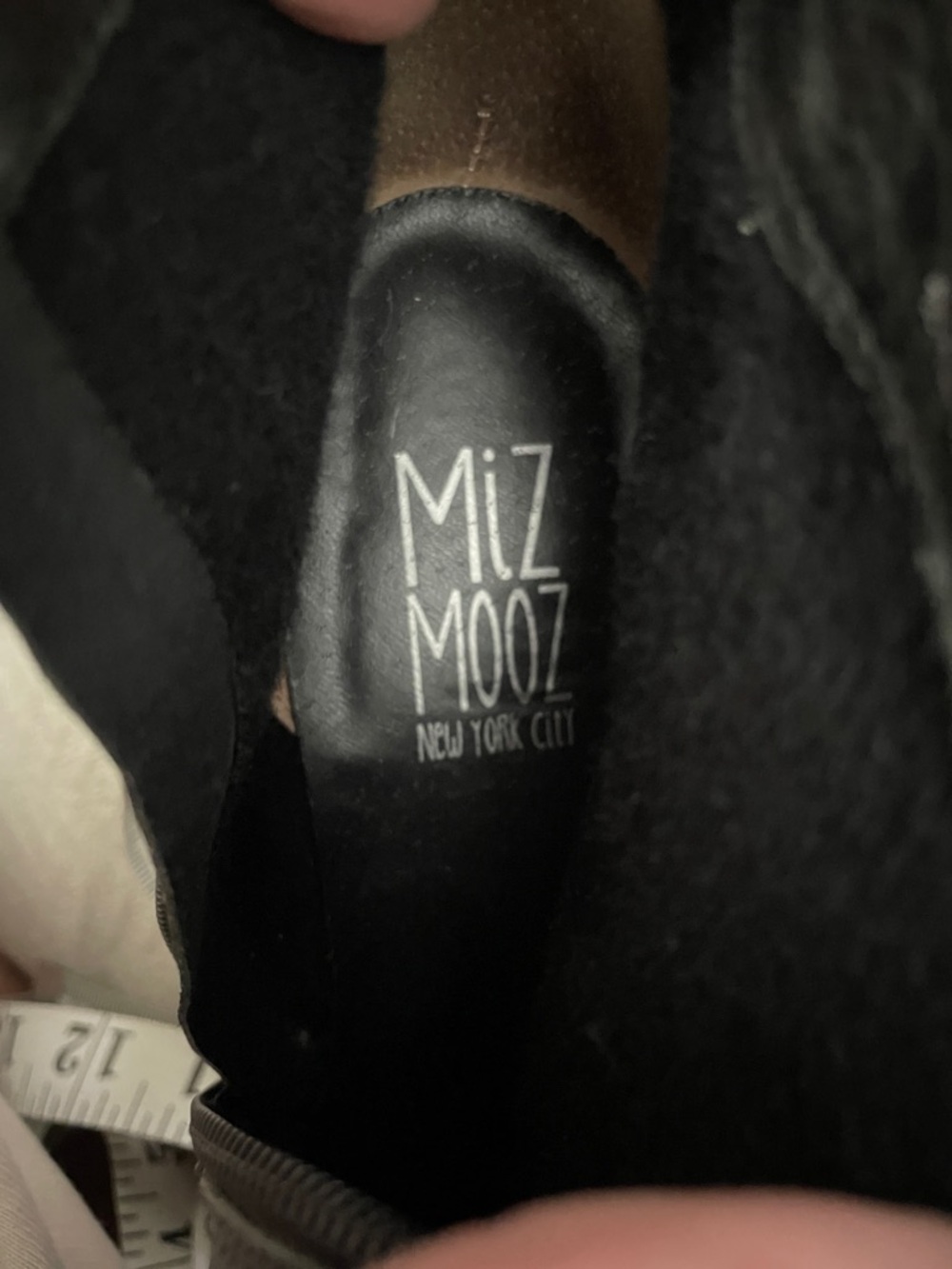 Miz mooz Black and grey nelly Ankle Boots - Classic Two-Tone Heels - Picture 2 of 7